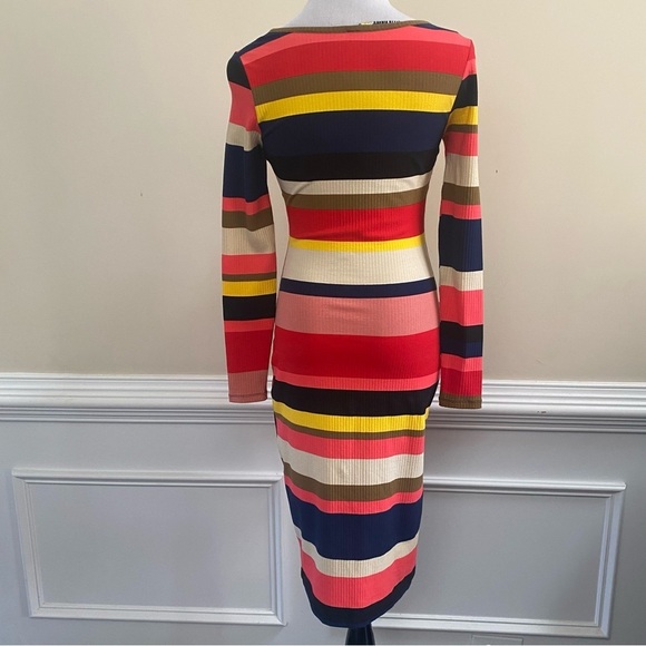 ANTHROPOLOGIE Plenty by TRACY REESE Column Bodycon Rib Stretch Dress Size XS - Picture 2 of 8
